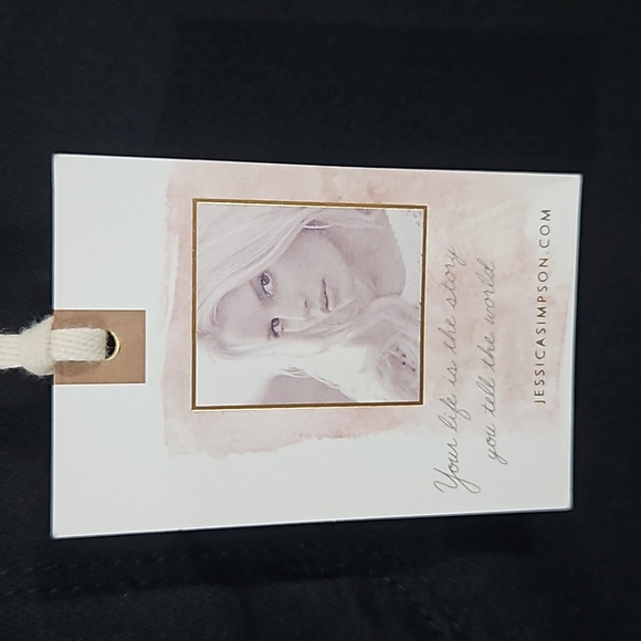 Jessica Simpson Women's Kiss Me Super Skinny Black Jeans Size 29 - Picture 9 of 16